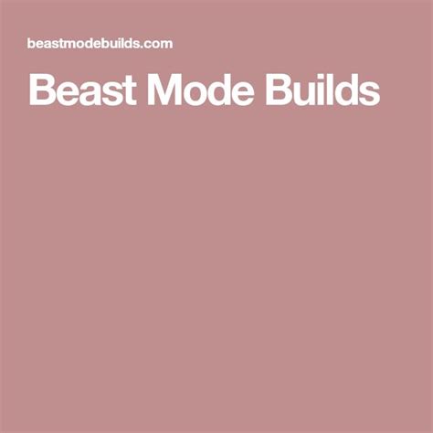 Beast Mode Builds | Beast mode, Beast, Lockscreen