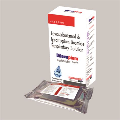 Levosalbutamol & Ipratropium Bromide Respiratory Solution Manufacturer ...