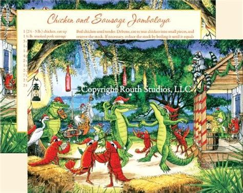 Papa Noel's Cajun Christmas | Louisiana christmas, Holiday greetings ...