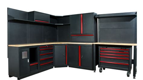 Garage Combination Tool Cabinet And Storage Tools Trolley | Free Nude ...