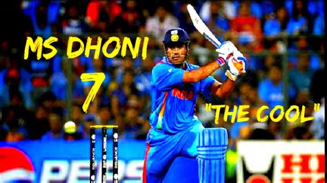 "Captain Cool" Tribute to MS Dhoni!! - YouTube