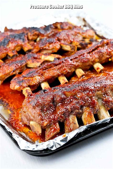 Pressure Cooker BBQ Ribs - Roti n Rice