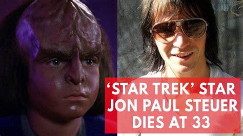 'Star Trek' child actor Jon Paul Steuer dead at 33 - YouTube