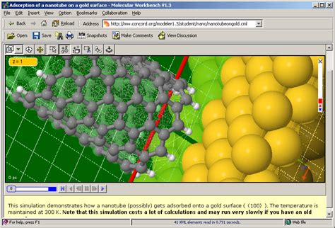 Screenshots - 2D & 3D Interactive Molecular Dynamics Simulations ...