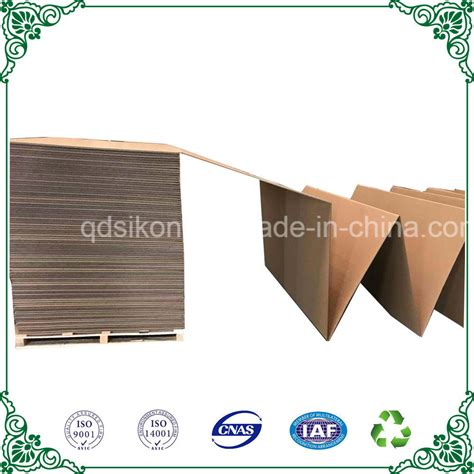 Double Wall Fanfold Corrugated Cardboard Continuous Cardboard Sheet ...