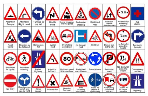 Traffic Symbol Signs And Road Safety Signs To see more Read it👇 ...