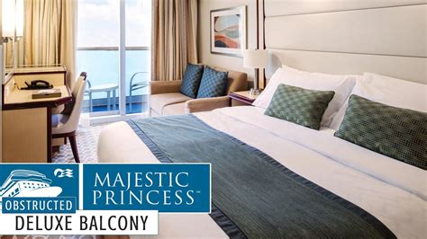 Deluxe Balcony Stateroom (Obstructed) | Majestic Princess Tour & Review ...