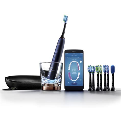 Philips Sonicare DiamondClean Smart 9700 Toothbrush - Lunar Blue ...