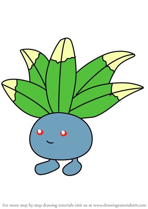 Oddish Pokemon Coloring Page Coloring Pages