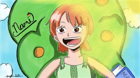 I drew kid Nami! : r/OnePiece