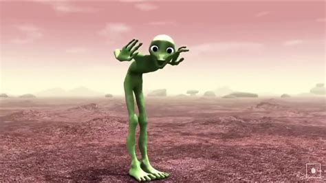 Green alien dance (so funny) - YouTube