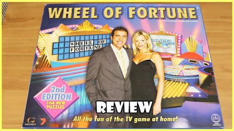 Wheel of Fortune Australian 2nd Edition Board Game Review | Board Game ...