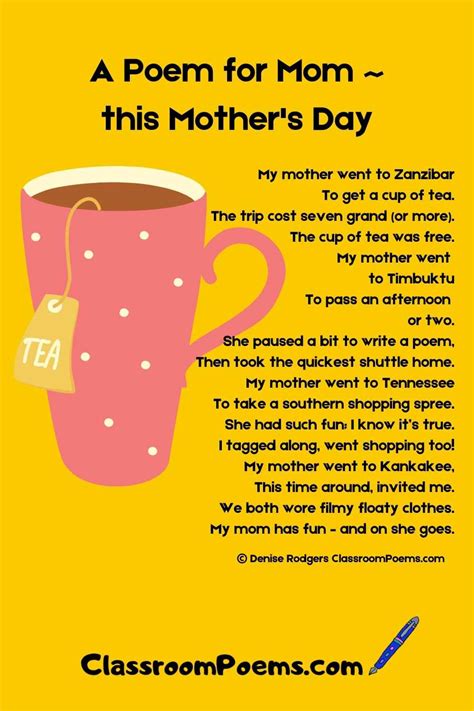 Funny Mothers Day Poems