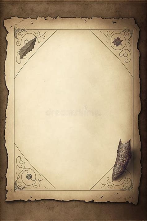 Medieval Paper Texture 005 - AI Generated Illustration Stock ...