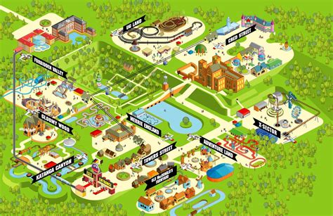 Theme Park Thoughts: Park Map Design | Theme park map, Map design ...