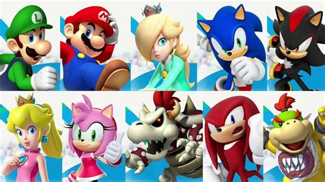 Mario and Sonic at the Rio 2016 Olympic Games (Wii U) - All Characters ...