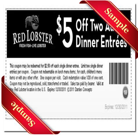 Red Lobster Printable Coupons