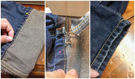 DIY: Hem Your Jeans Like A Pro | Upcycle clothes, Jeans diy, Straight ...