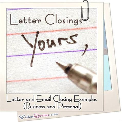 Closing Letter With Regards Database - Letter Template Collection