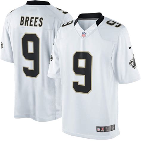 Nike Drew Brees New Orleans Saints White Limited Jersey