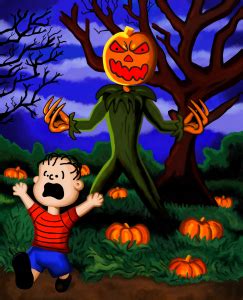 Linus Finally Meets The Great Pumpkin