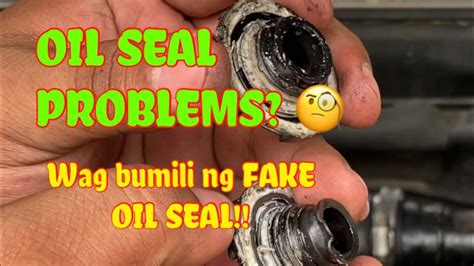 Oil leak. How to replace OIL SEAL. - YouTube