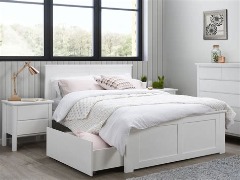 White double bedroom suite with storage | Cheap bedroom furniture sets ...