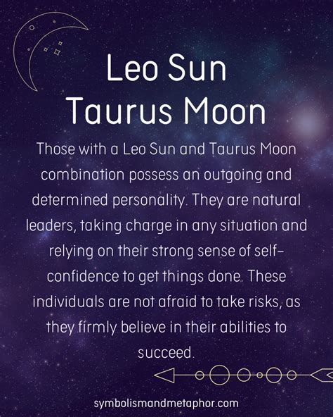 12 Leo Sun Taurus Moon Personality Traits