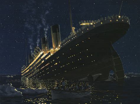 Titanic Sinking Painting at PaintingValley.com Explore collection of ...