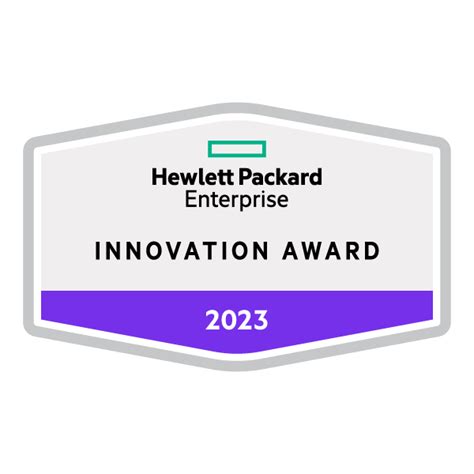 HPE Innovation Award 2023 - Credly