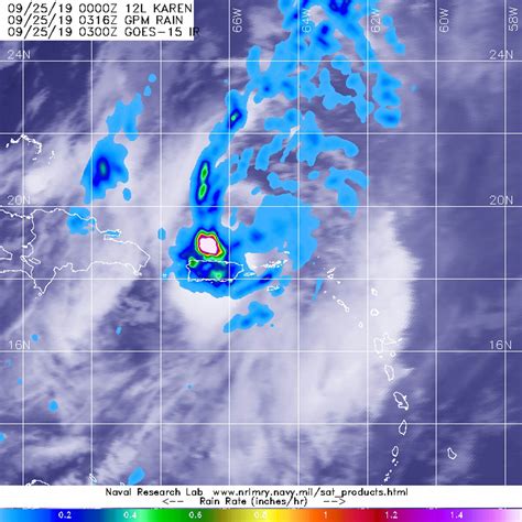 NASA finds Tropical Storm Karen bringing heavy rain to Puerto Rico