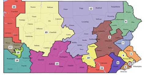 Current Pa Congressional Map