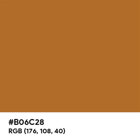 Dark Bronze color hex code is #B06C28