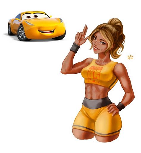 #cruz #ramirez #cars #human #cartoon #fanart #art #digitalart #sketch # ...