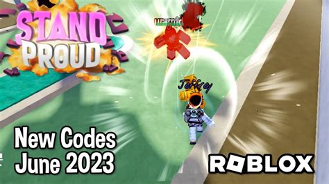 Roblox Stand Proud New Codes June 2023 - YouTube