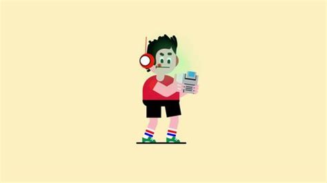 2d Animation Boy Playing Video Games Stock Footage Video (100% Royalty ...