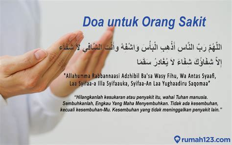 Doa untuk Orang Sakit Sesuai Sunnah Rasul. InsyaAllah Sembuh!