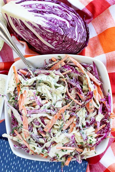 Red Cabbage Coleslaw Recipe With Mayo - Easy Recipes Today