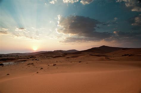 Namib Desert Scene At Sunrise by Subman