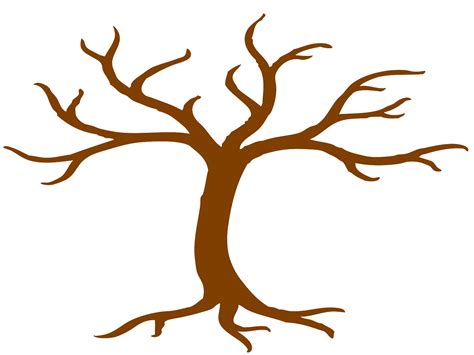 Tree Without Leaves Template - ClipArt Best