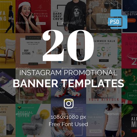 20 Instagram Banner Templates :: Behance