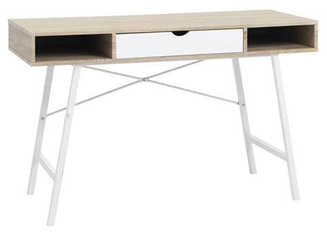 Desk ABBETVED 48x120 oak/white | JYSK