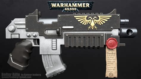 ArtStation - Bolter Rifle Warhammer 40k