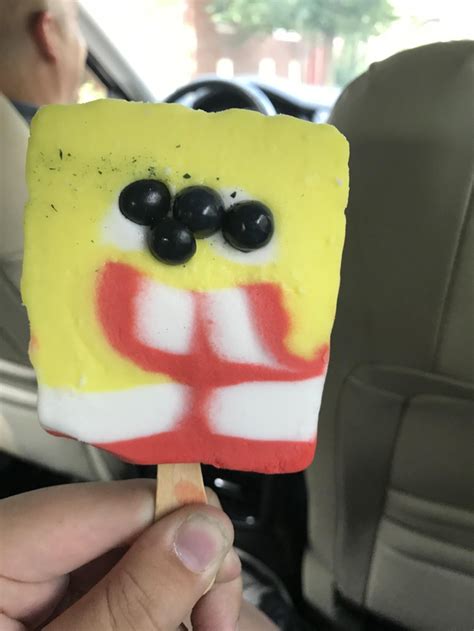 My Spongebob popsicle had eyes - Meme Guy