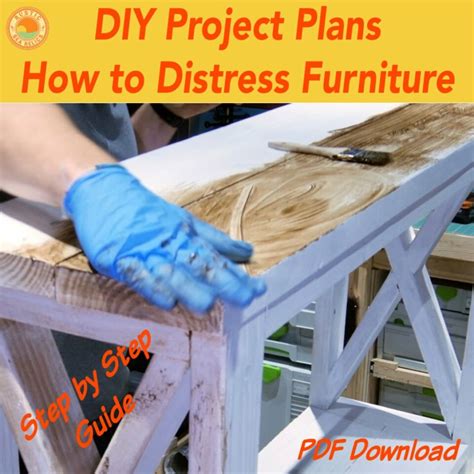 How To Distress Furniture DIY Plans - Rustic Sea Relics