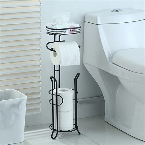 SunnyPoint Bathroom Heavyweight Toilet Tissue Paper Roll Storage Holder ...