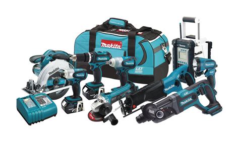 Makita Cordless 9-Piece Tool Kit | Makita tools, Combo kit, Cordless ...