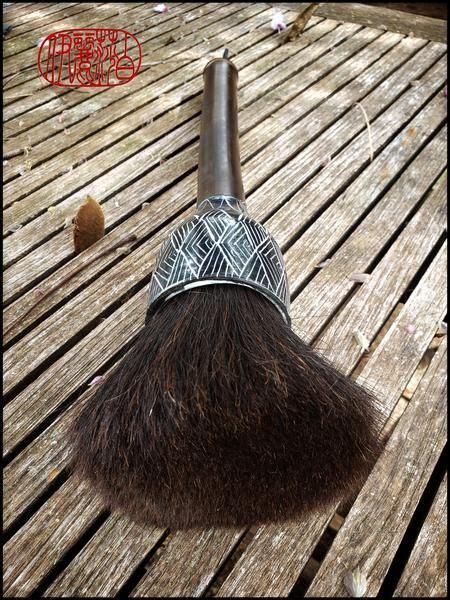 Large Sumi-e Paint Horsehair Paint Brush | Horse hair, Brush, Black and ...