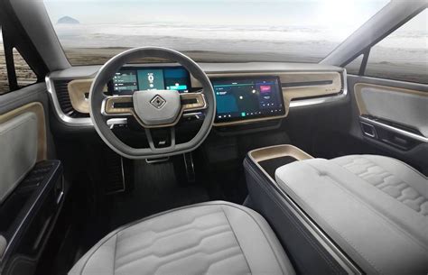 Check Out The Rivian Interior In The R1T Electric Pickup