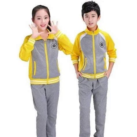 Fleece Full Sleeves Kids Sports Tracksuit, Size: 22-28 at Rs 475/piece ...